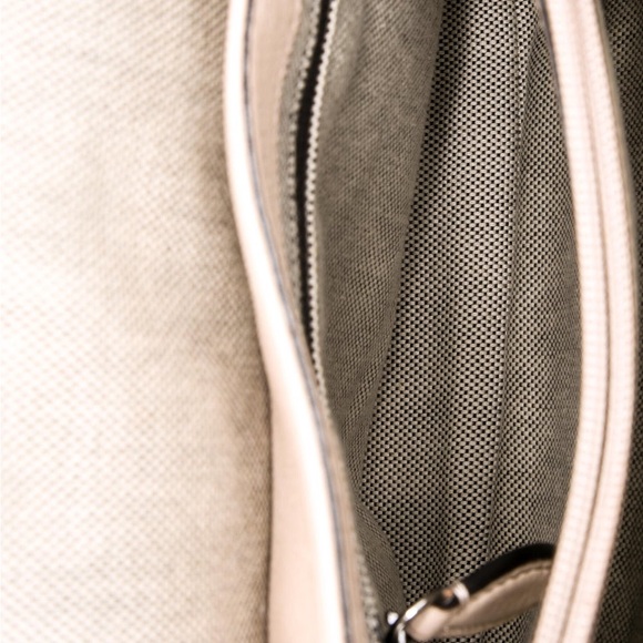 Cream Rebecca Minkoff Edie Flap Shoulder Bag with Chevron Stitching - Picture 5 of 16